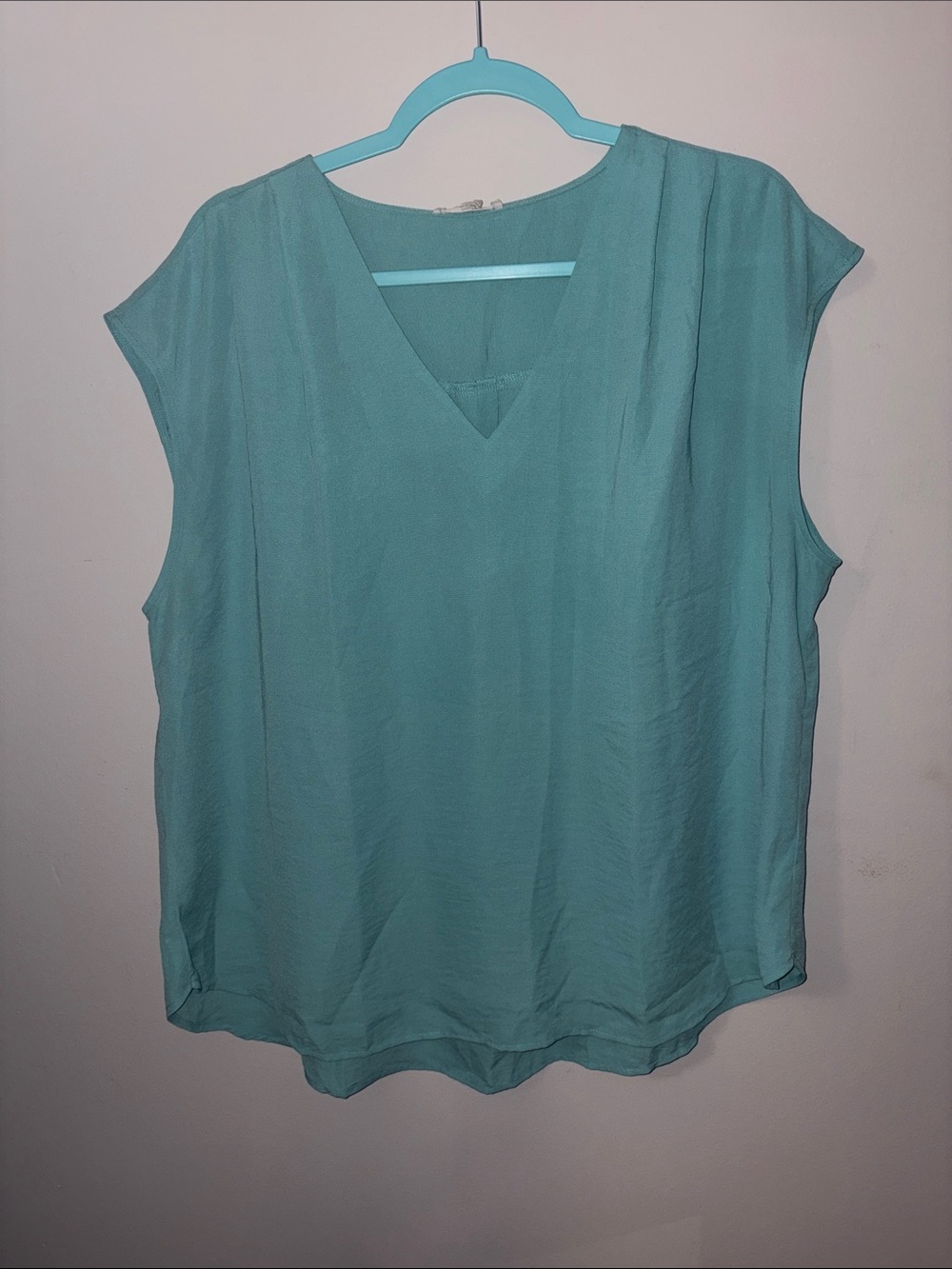 Maurices Teal V-Neck Sleeveless Camisole